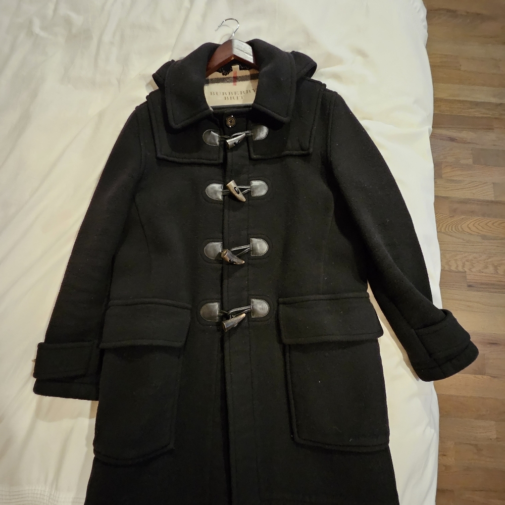 Burberry Brit 100% Wool Trench Coat